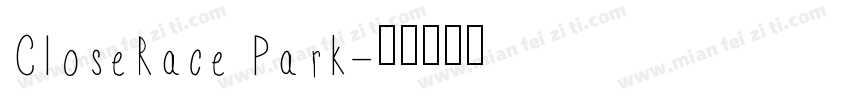 CloseRace Park字体转换